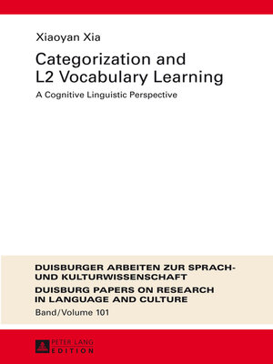 cover image of Categorization and L2 Vocabulary Learning